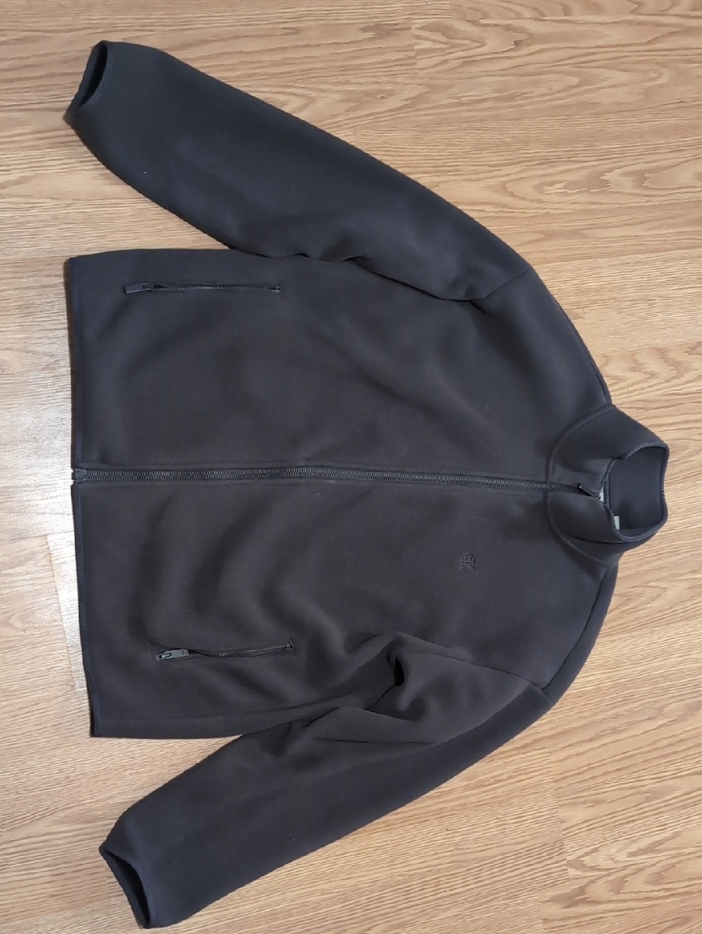 Grey Calvin Klein Full-Zip Casual Jacket